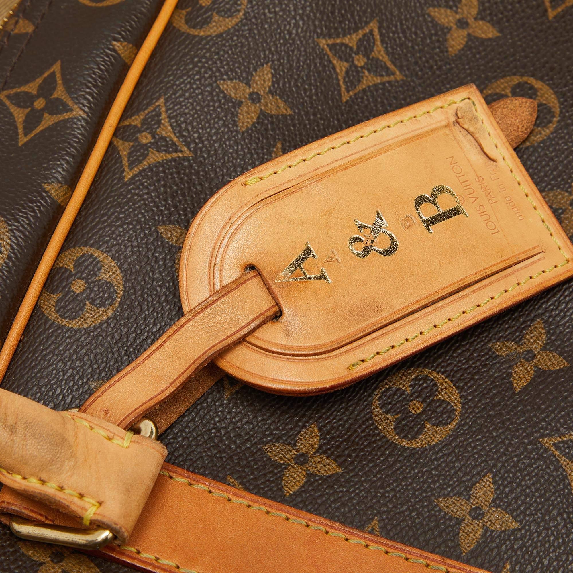 Louis Vuitton Monogram Canvas Sirius Soft 70 Suitcase For Sale 6
