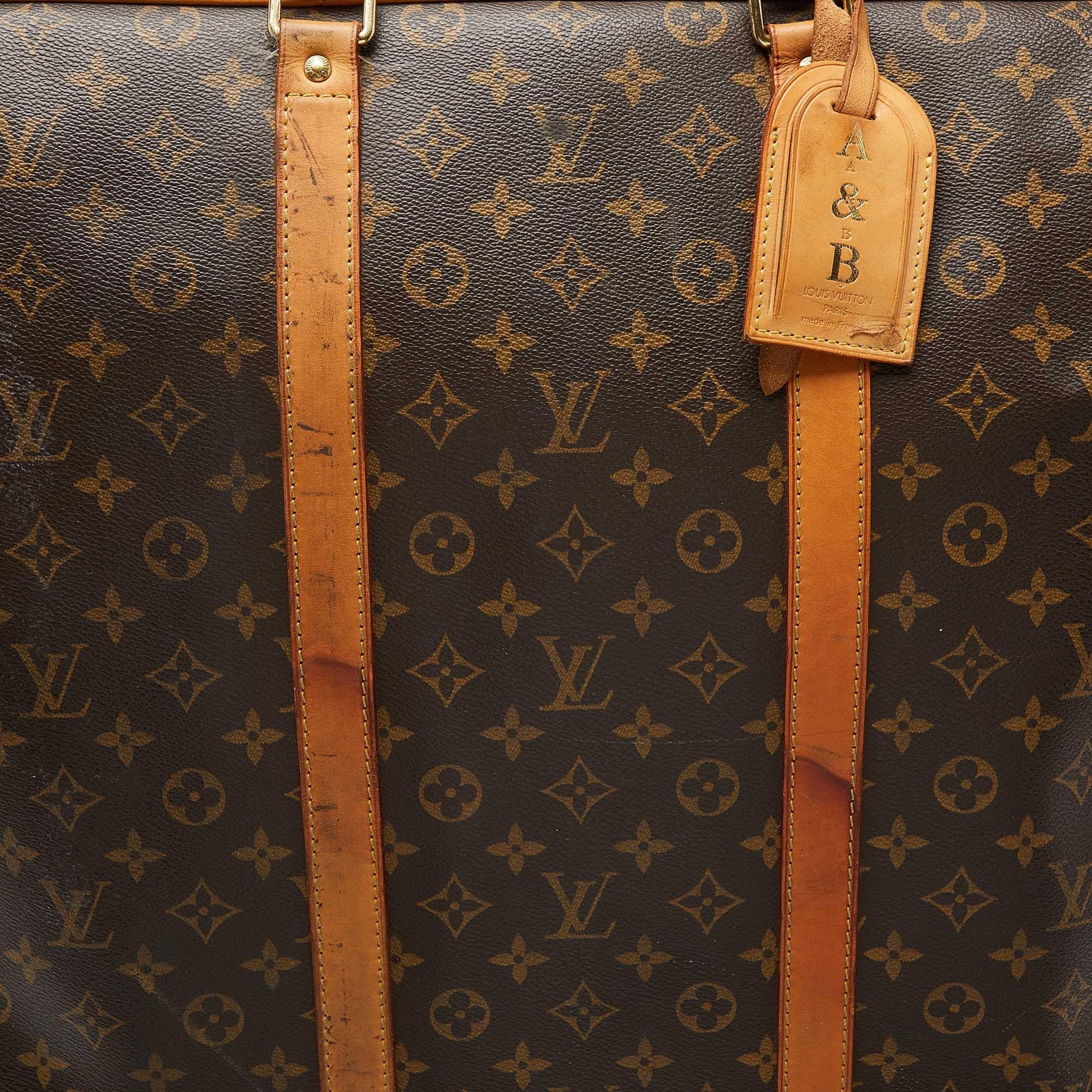 Louis Vuitton Monogram Canvas Sirius Soft 70 Suitcase For Sale 16