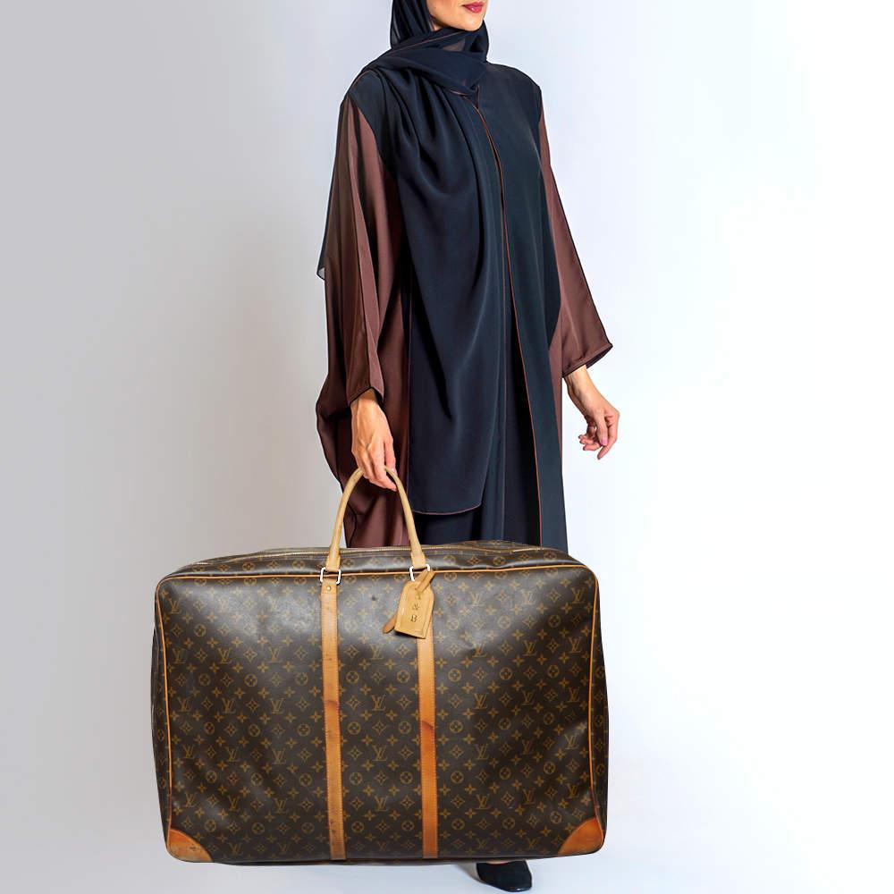 Louis Vuitton Monogram Canvas Sirius Soft 70 Koffer mit Monogramm aus Segeltuch im Zustand „Relativ gut“ in Dubai, Al Qouz 2