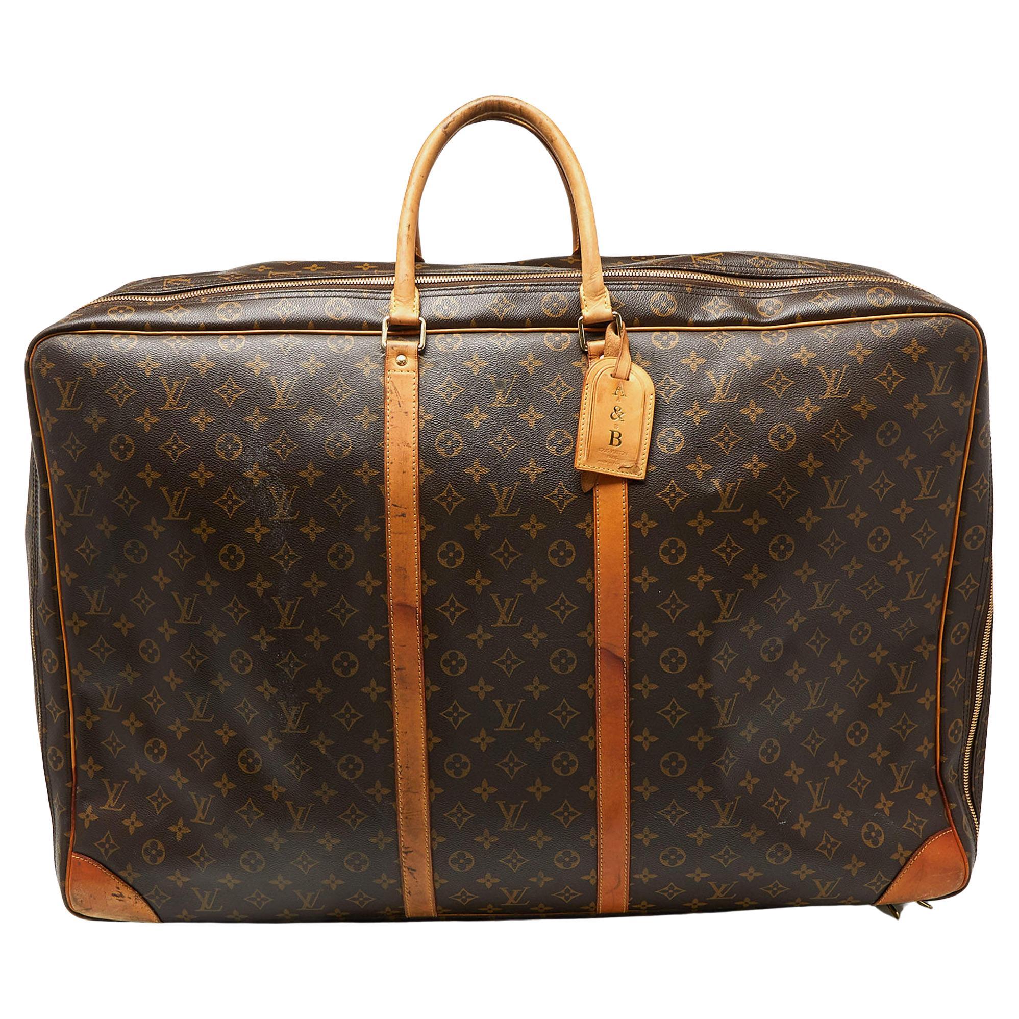 Louis Vuitton Monogram Canvas Sirius Soft 70 Suitcase For Sale