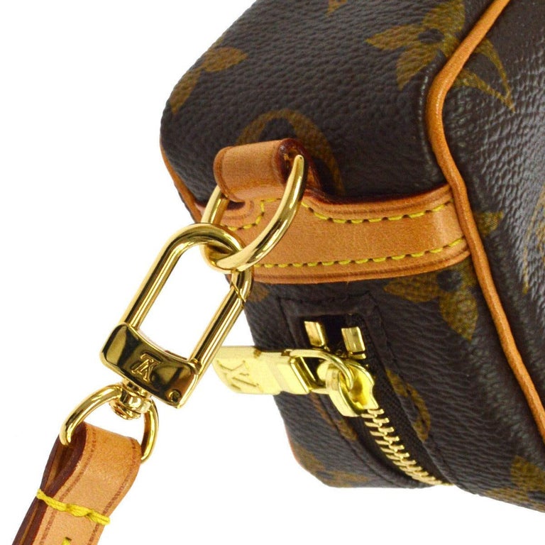 Louis Vuitton Monogram Mini Speedy Hand Bag M41534 Lv Auth