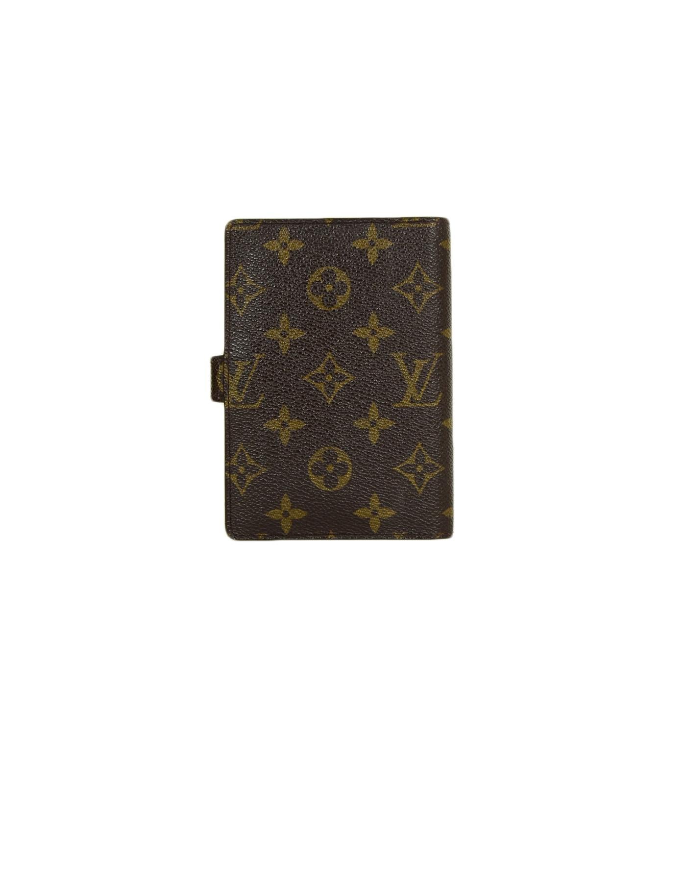 louis vuitton small ring agenda cover - vintage grey