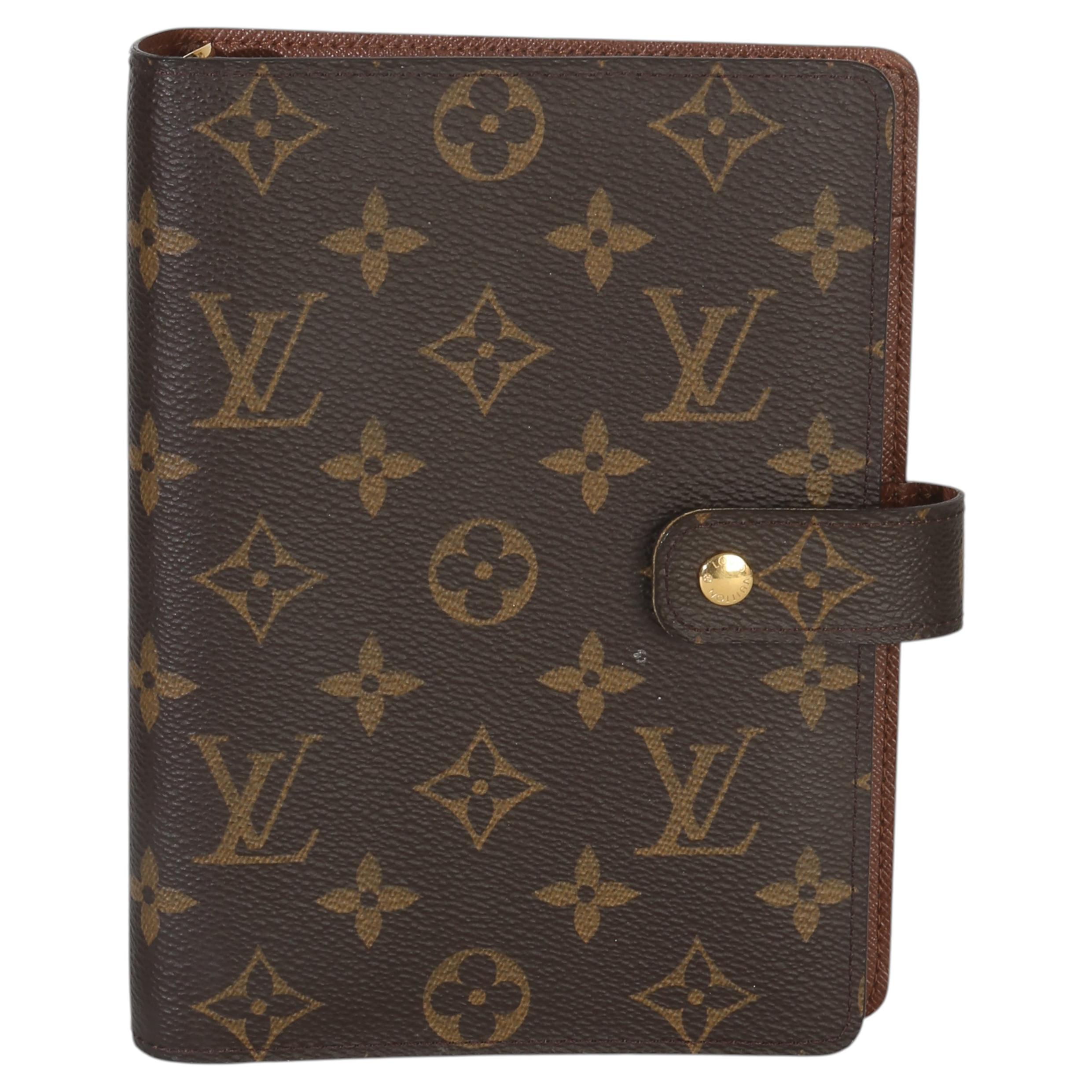Louis Vuitton Monogram Canvas Small Ring Agenda Cover
