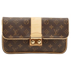 Sofia Coppola Slim Clutch mit Monogramm aus Segeltuch von Louis Vuitton