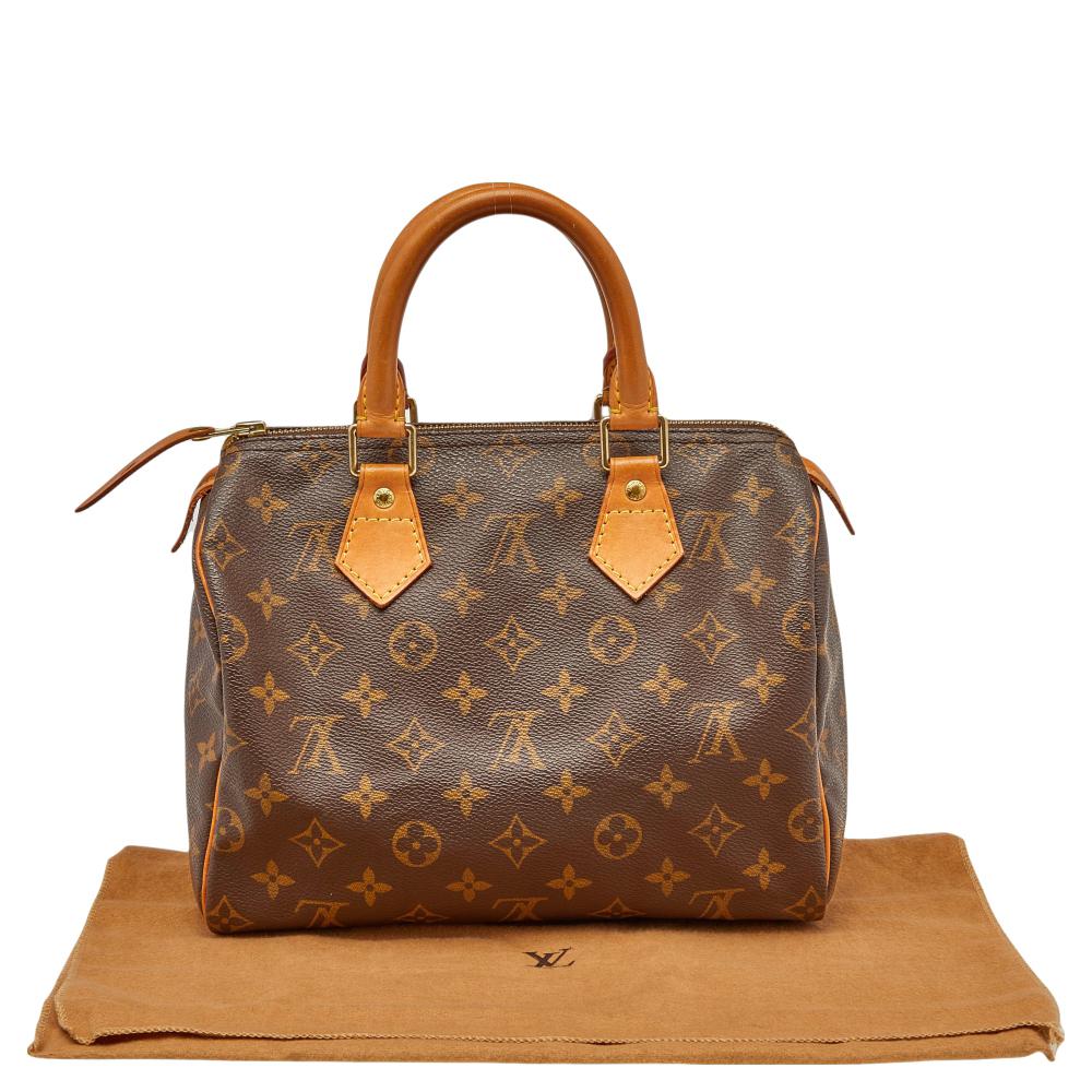Bolso Louis Vuitton Speedy 25 de lona con monograma 7