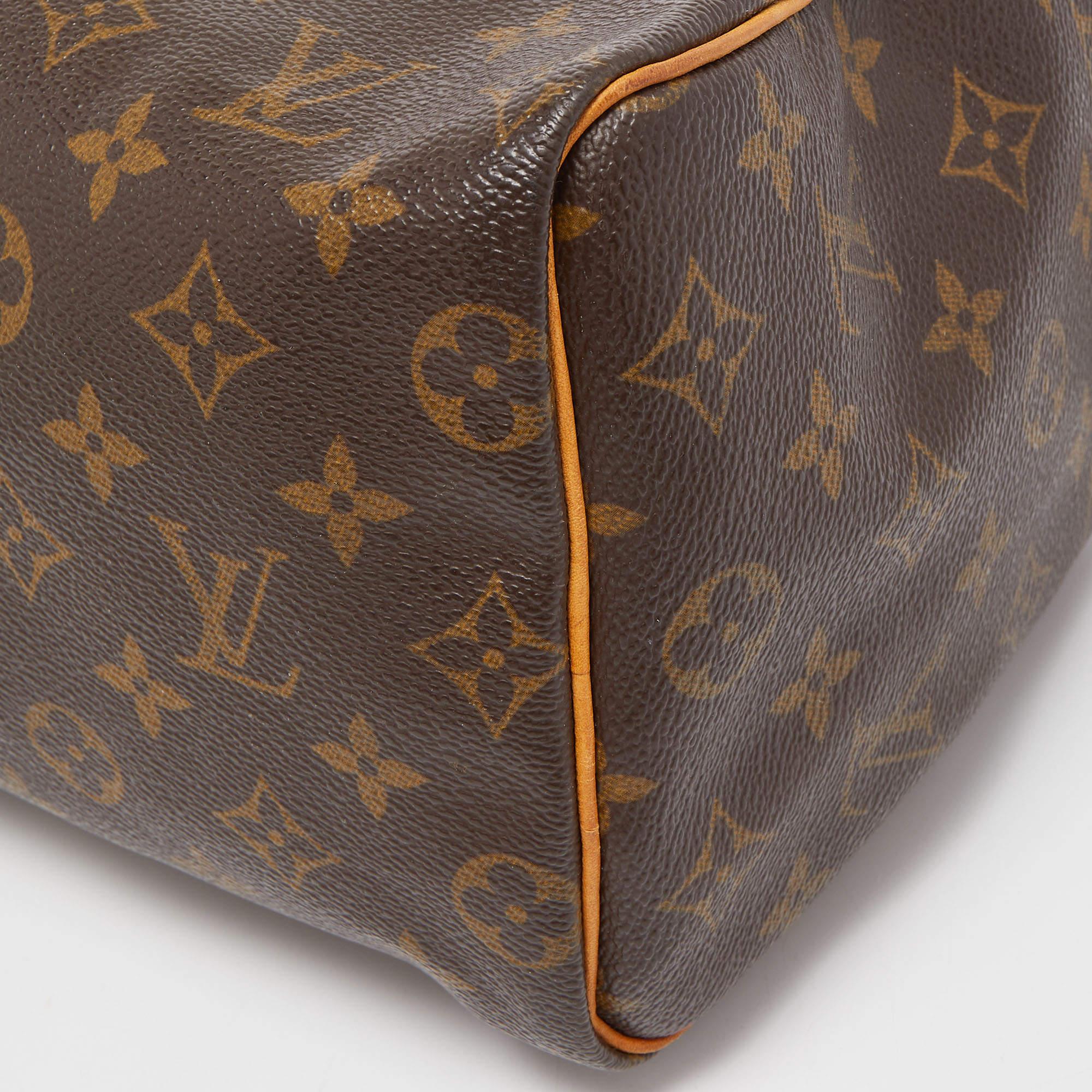Louis Vuitton Monogram Canvas Speedy 25 Bag 10