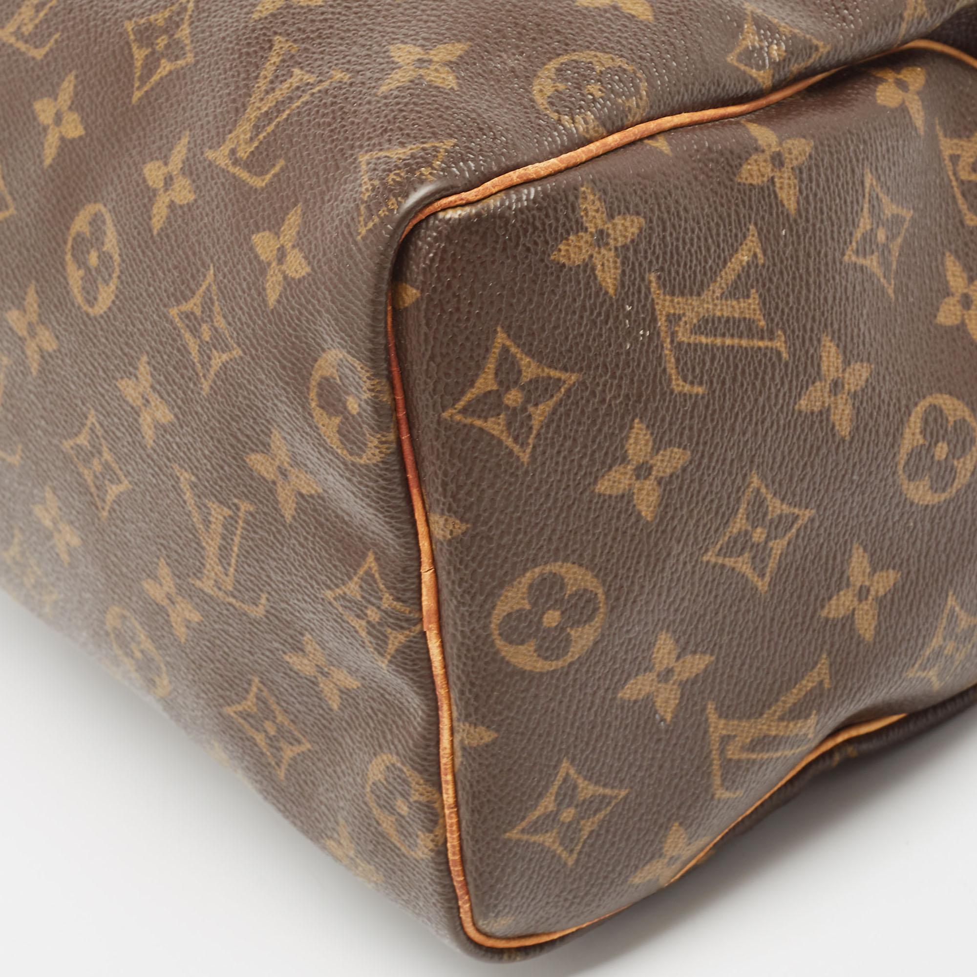 Women's Louis Vuitton Monogram Canvas Speedy 25 Bag For Sale