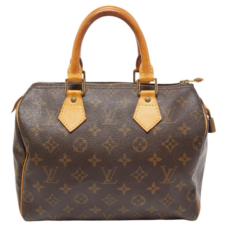 Louis Vuitton Speedy Bandouliere Satchel Top Handle Bag 20 Khaki Green  Leather for sale online