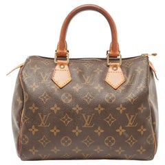 Louis Vuitton Monogrammierte Speedy 25 Tasche aus Segeltuch