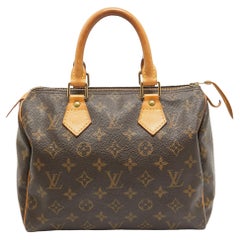 Used Louis Vuitton Monogram Canvas Speedy 25 Bag