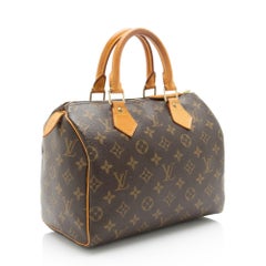 Louis Vuitton Monogram Canvas Speedy 25 Satchel