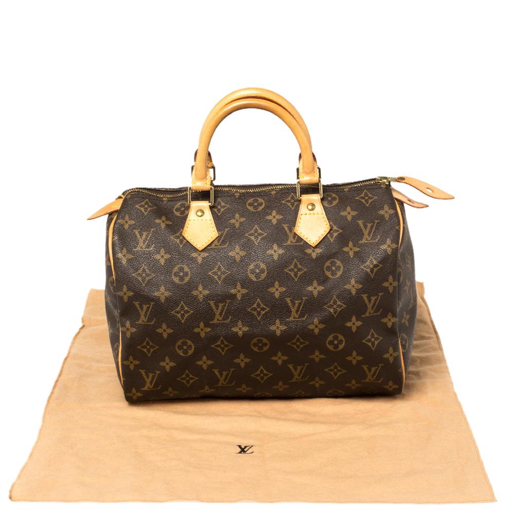 Louis Vuitton Monogram Canvas Speedy 30 Bag 7