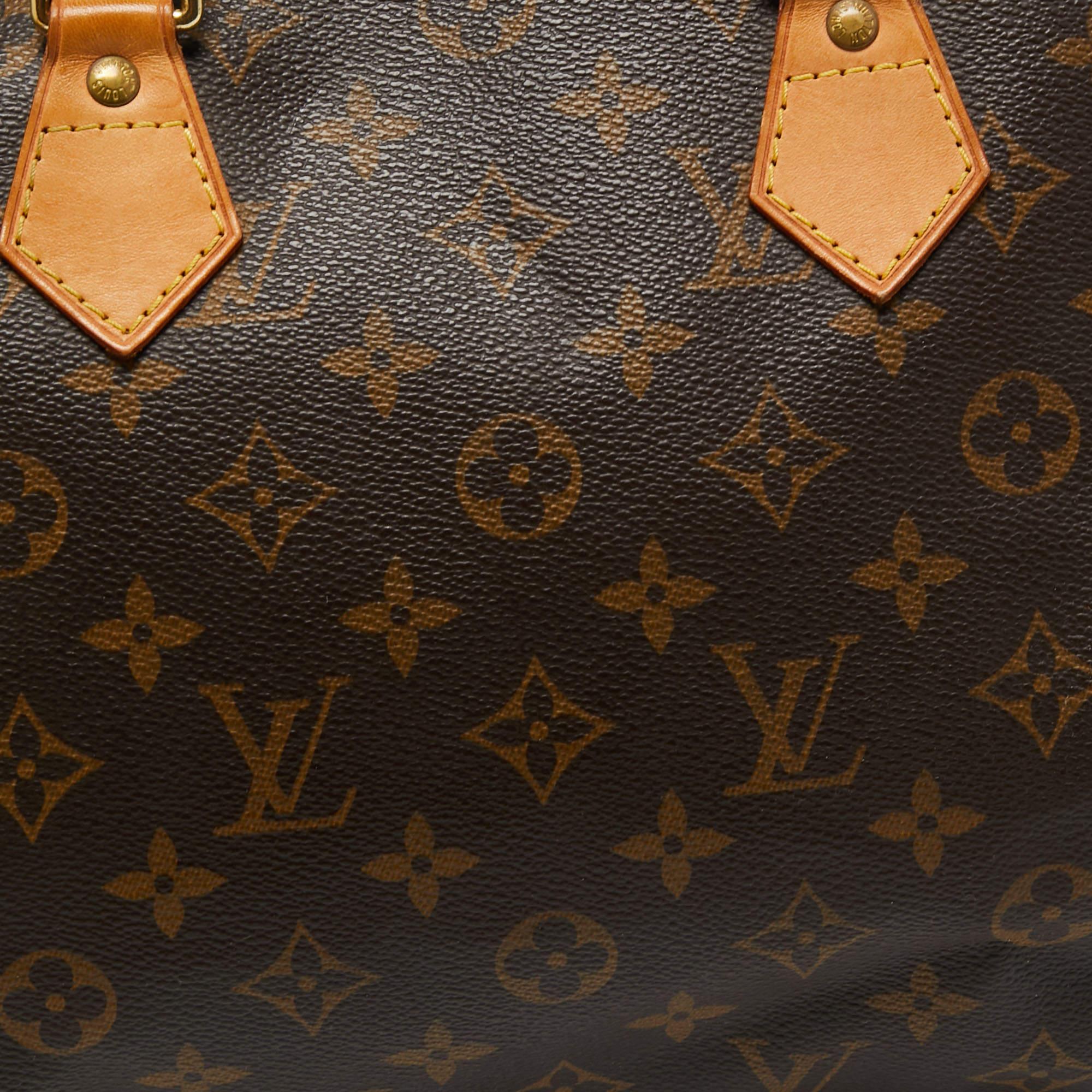 Louis Vuitton Monogram Canvas Speedy 30 Bag 8
