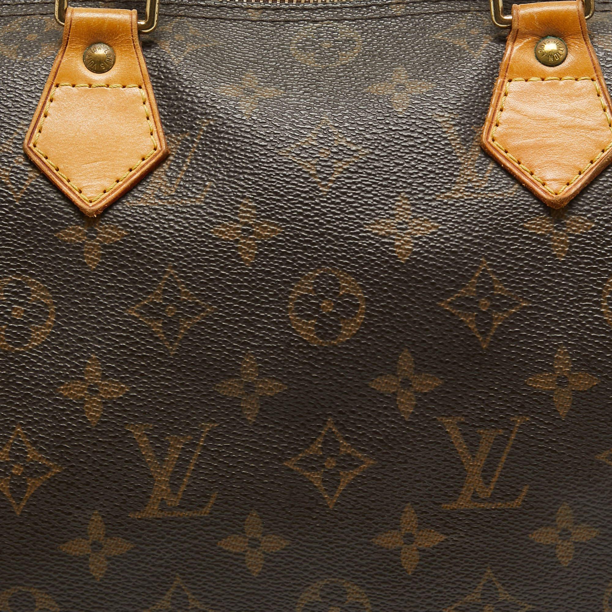Louis Vuitton Monogram Canvas Speedy 30 Bag For Sale 8