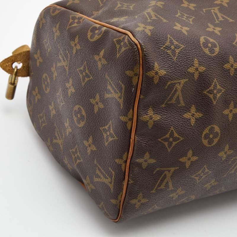 Louis Vuitton Monogram Canvas Speedy 30 Bag For Sale 10