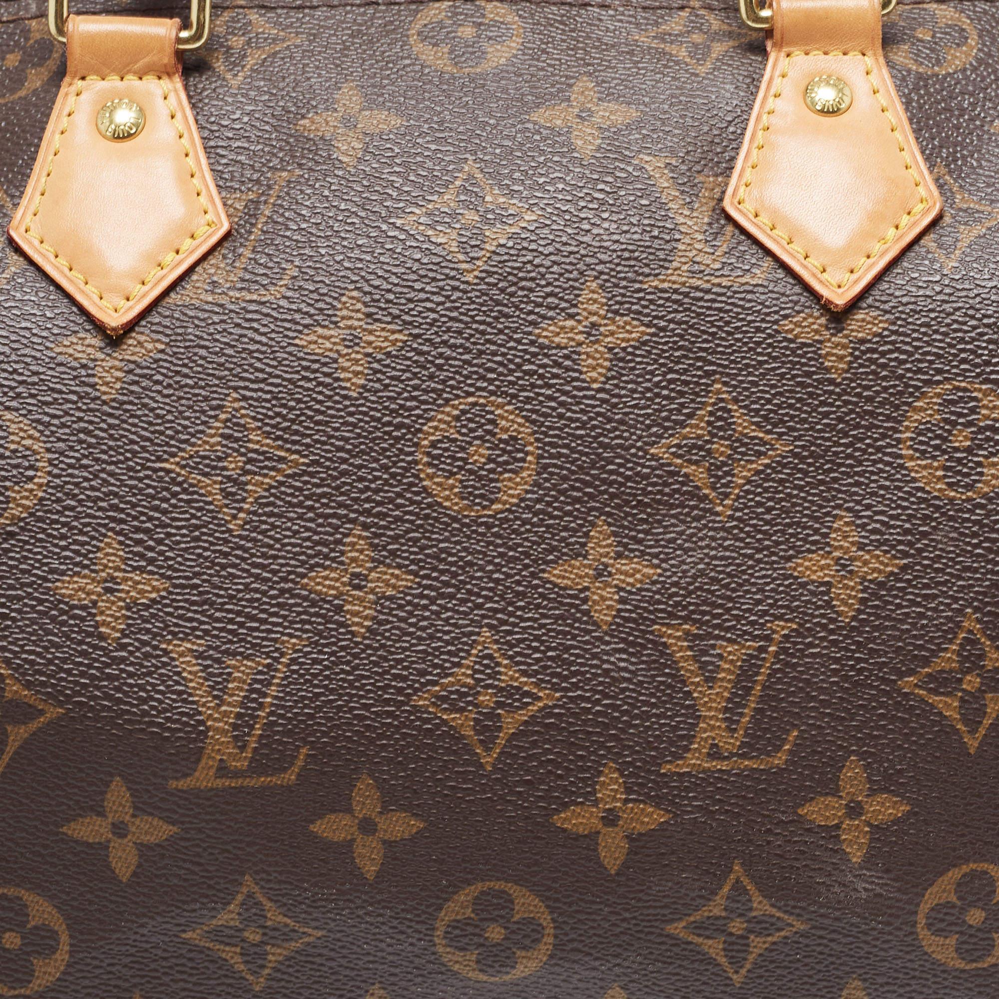 Louis Vuitton Monogram Canvas Speedy 30 Bag 11