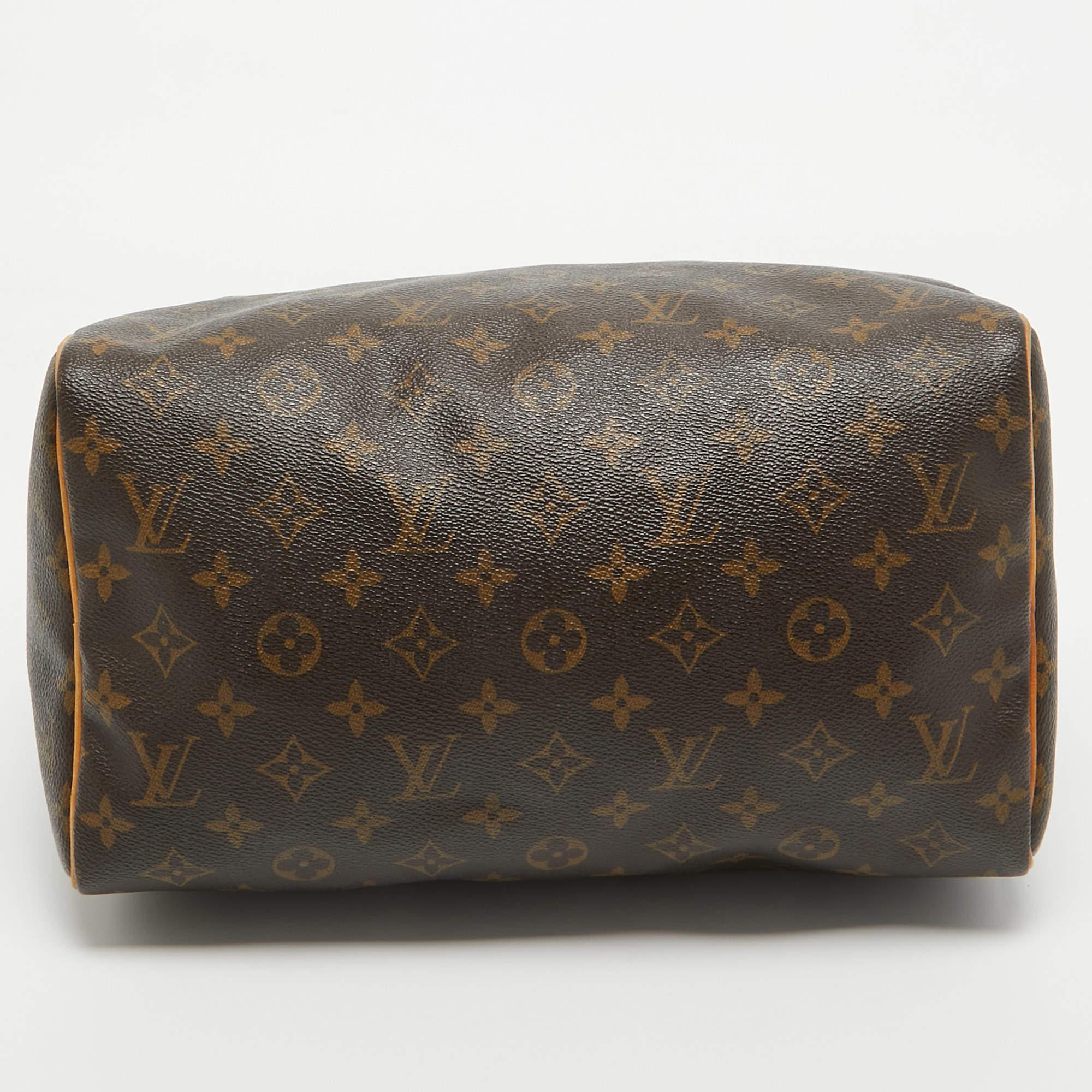 Louis Vuitton Monogram Canvas Speedy 30 Bag 11