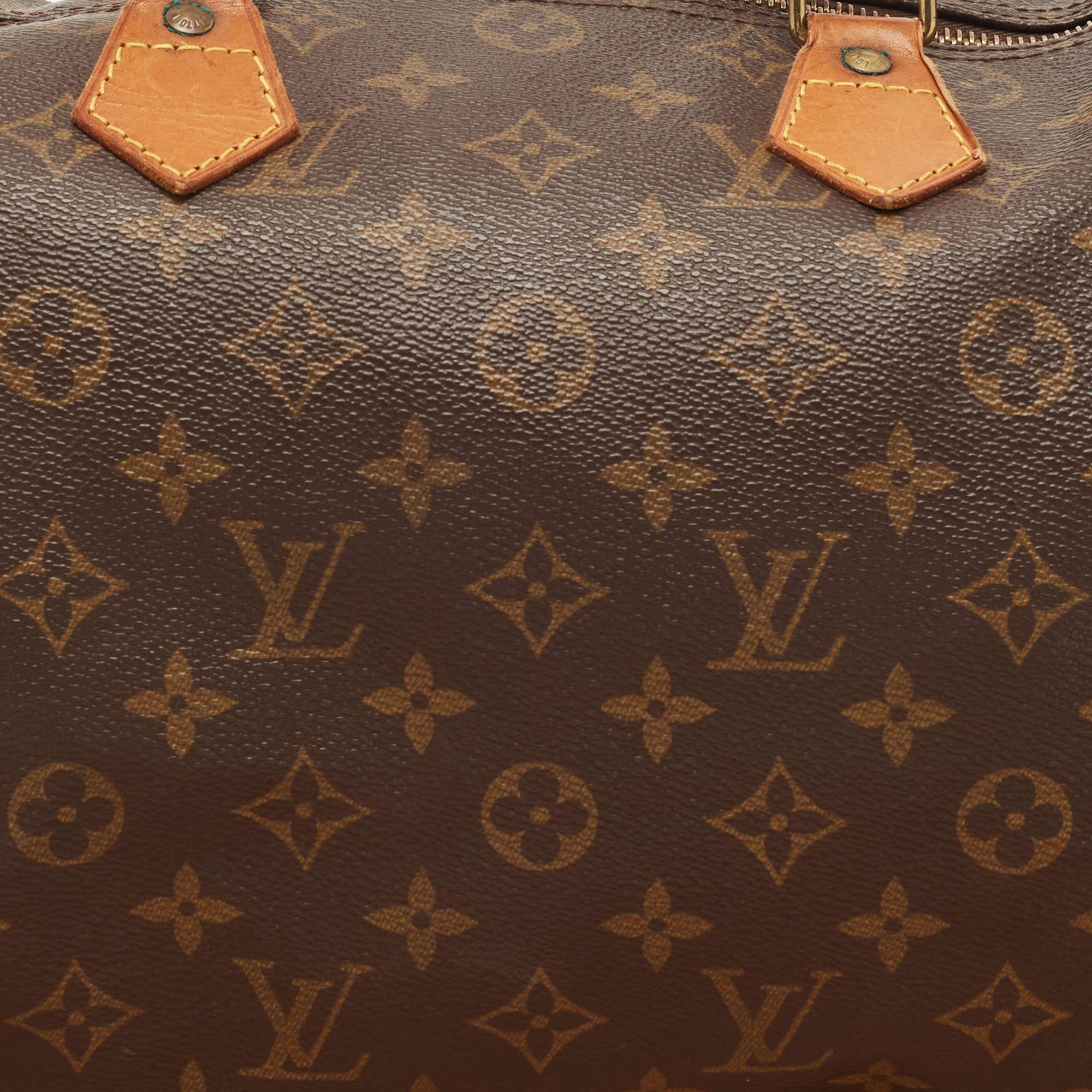 Women's Louis Vuitton Monogram Canvas Speedy 30 Bag