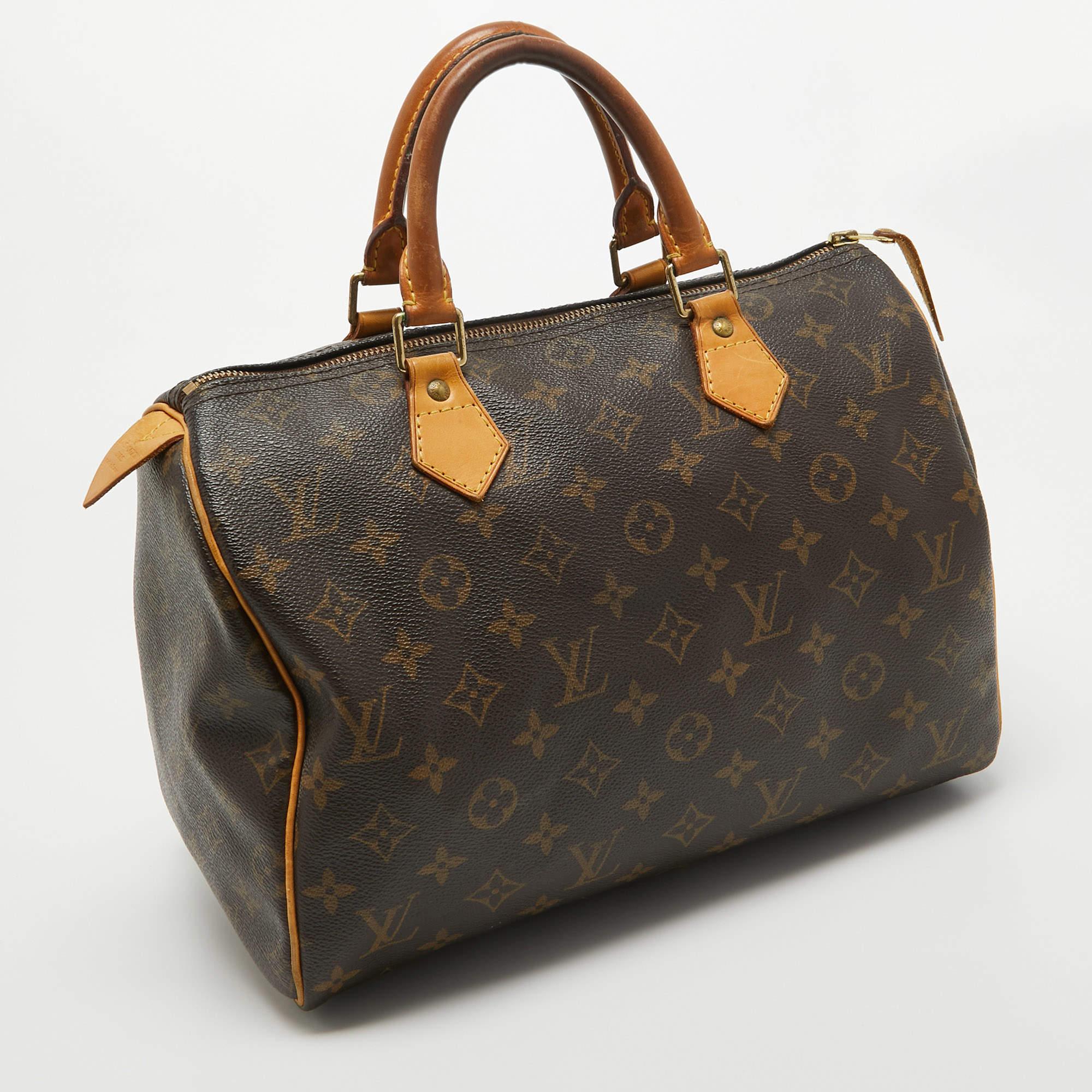 Women's Louis Vuitton Monogram Canvas Speedy 30 Bag