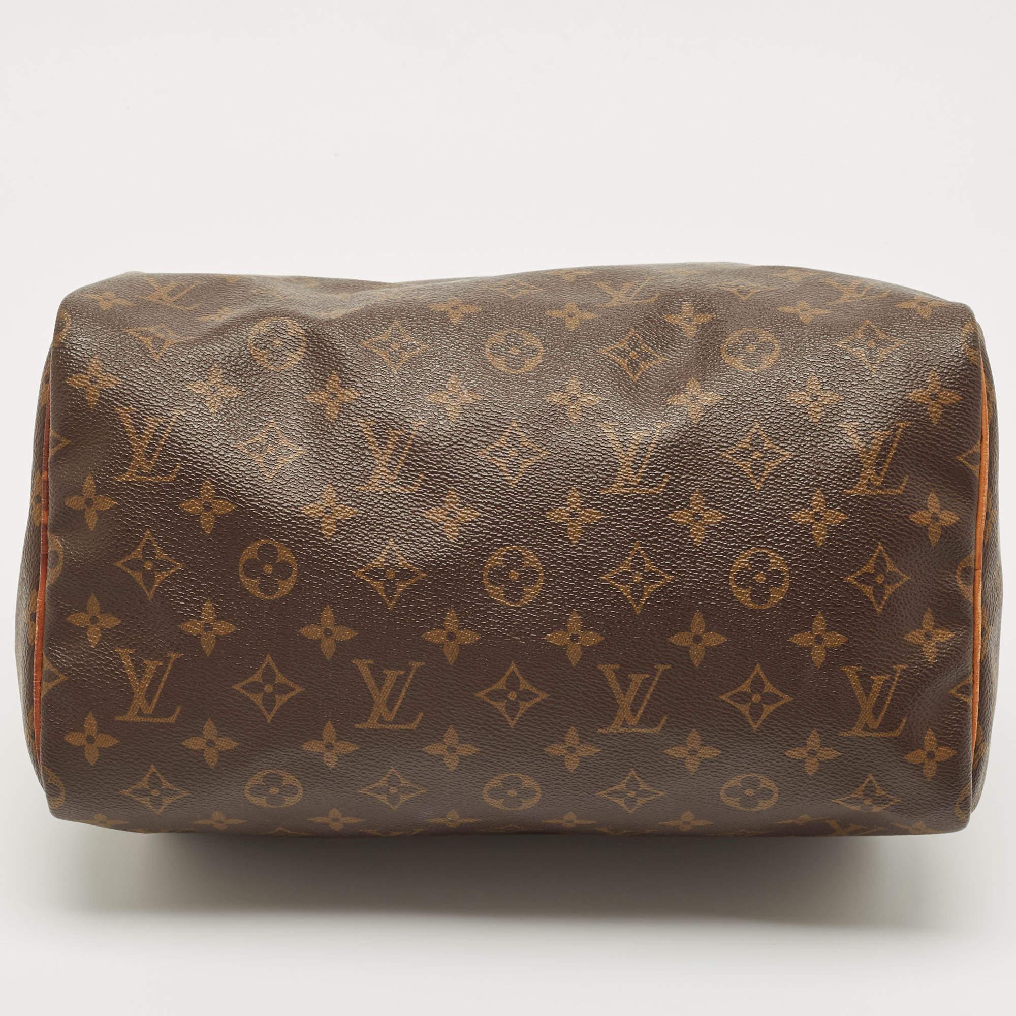 Louis Vuitton Monogram Canvas Speedy 30 Bag 2