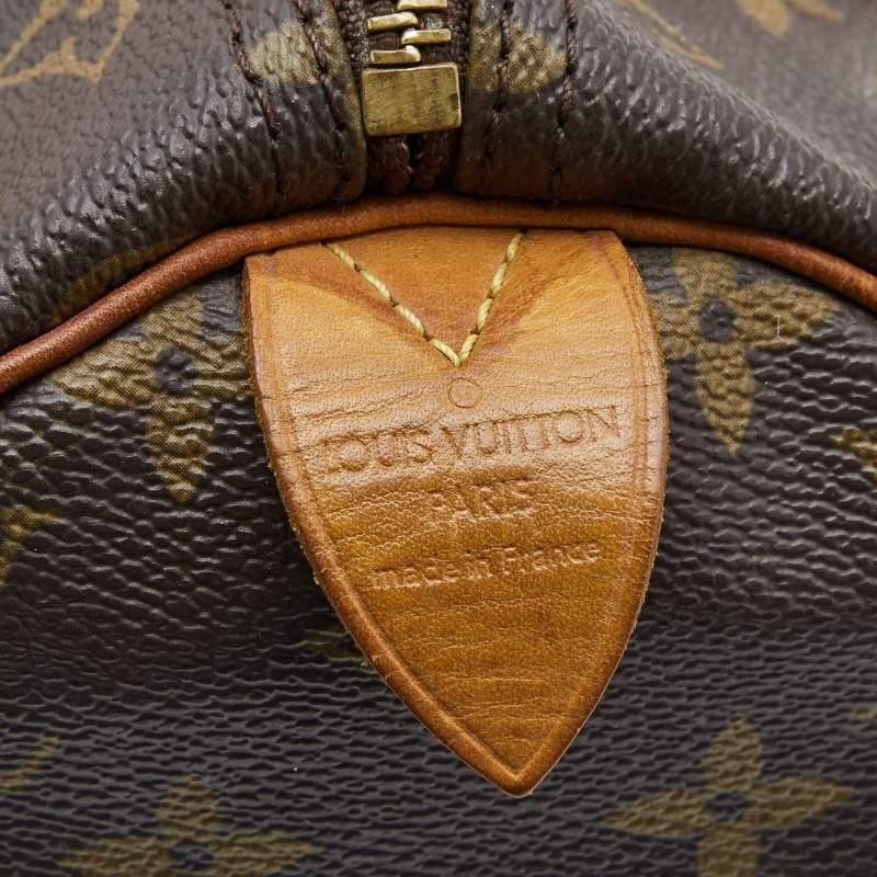 Louis Vuitton Monogram Canvas Speedy 30 Bag 3