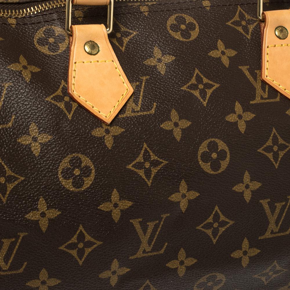 Louis Vuitton Monogram Canvas Speedy 30 Bag 3