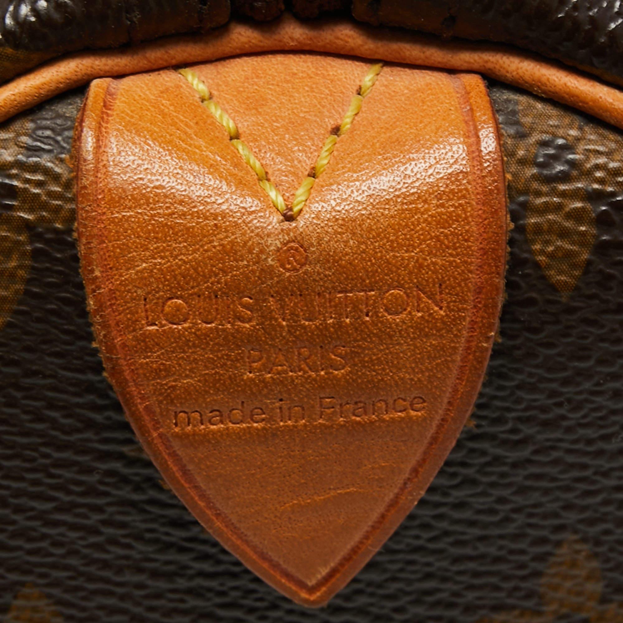 Louis Vuitton Monogram Canvas Speedy 30 Bag 4