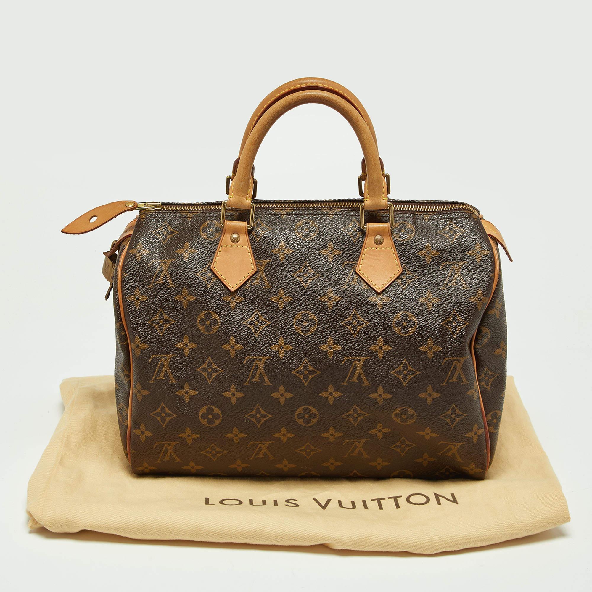 Louis Vuitton Monogram Canvas Speedy 30 Bag 3