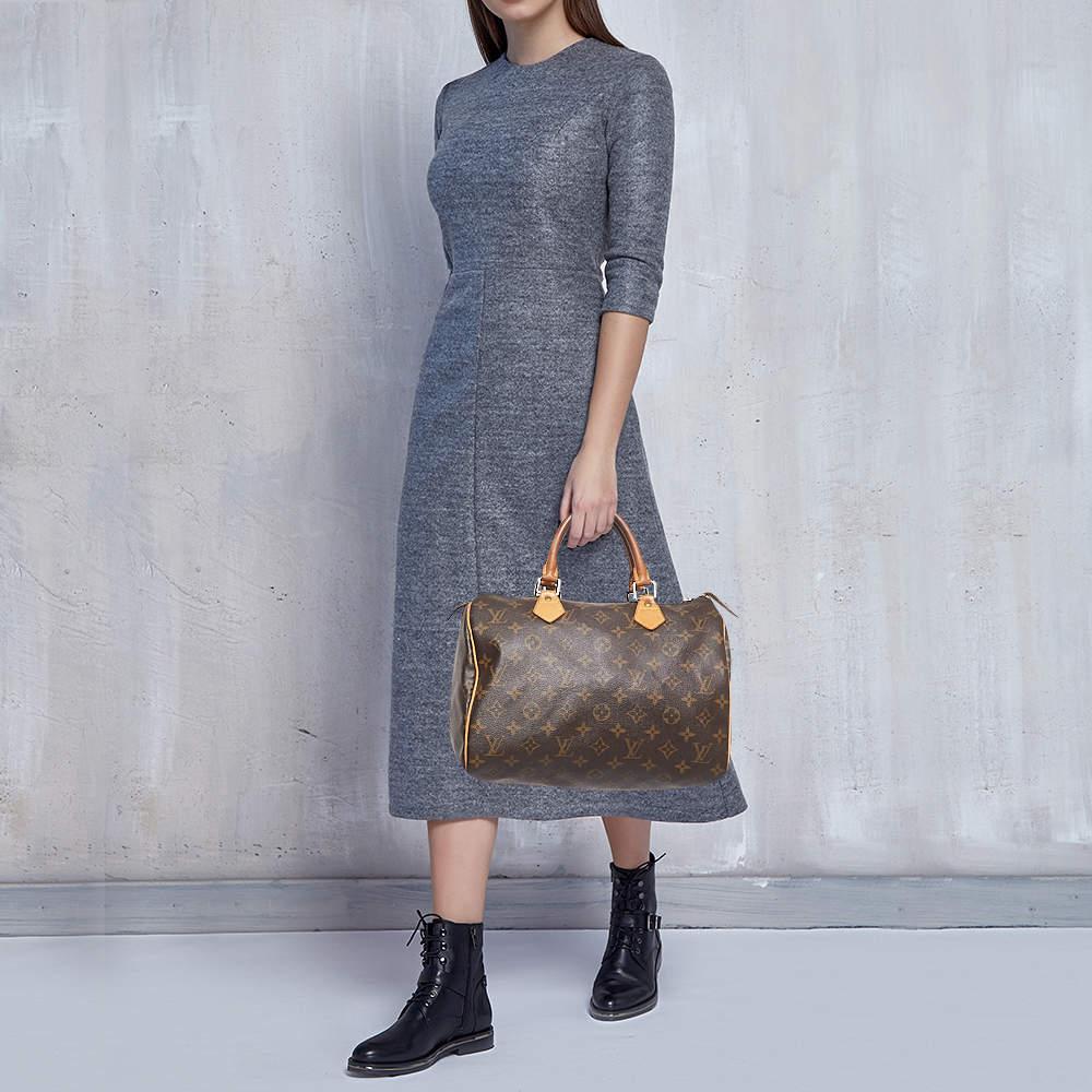 Louis Vuitton Monogram Canvas Speedy 30 Bag 3