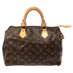 Used Louis Vuitton Monogram Canvas Speedy 30 Bag