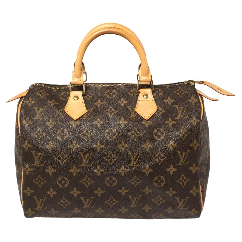 Louis Vuitton Monogram Canvas Speedy 30 Bag