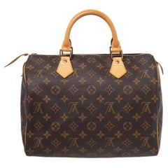 Used Louis Vuitton Monogram Canvas Speedy 30 Bag