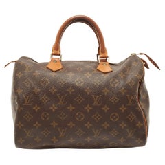 AUTHENTIC Louis Vuitton Speedy 30 Monogram PREOWNED (WBA591