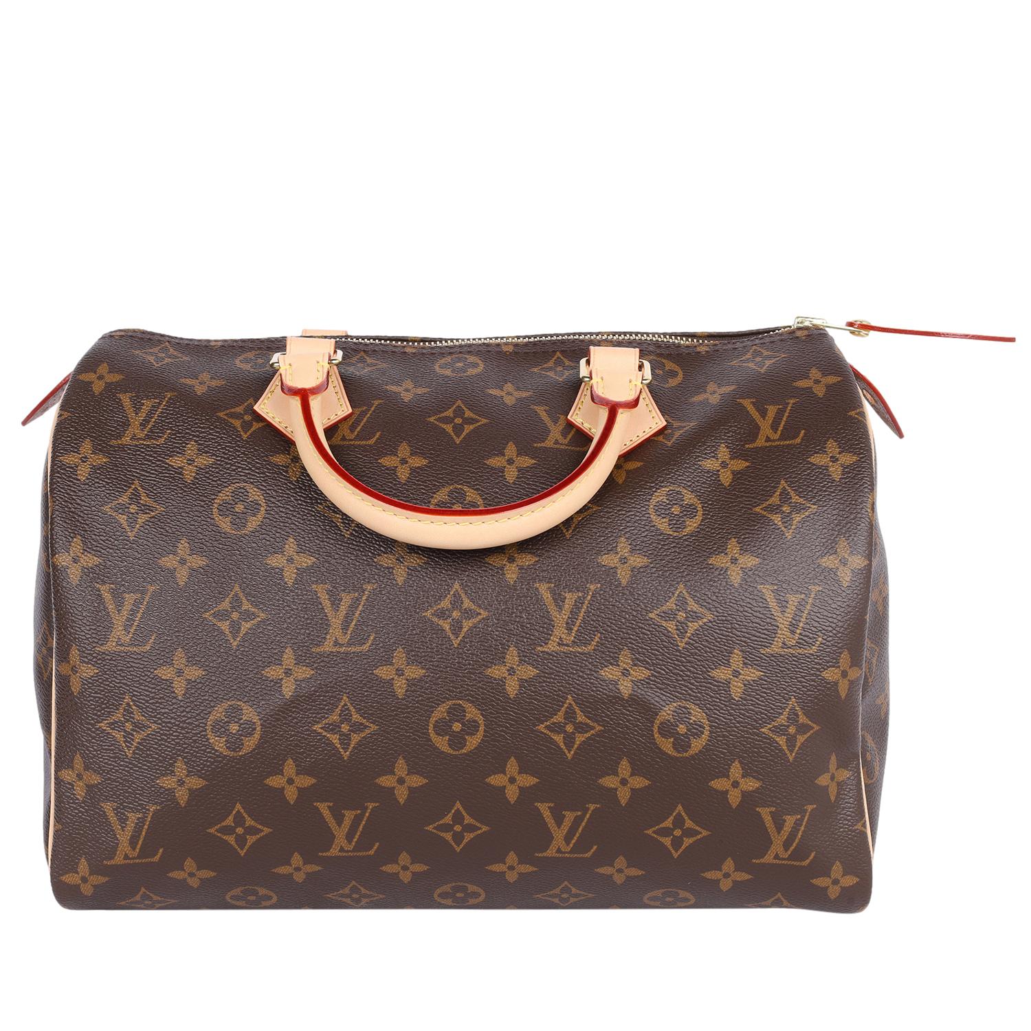 LOUIS VUITTON Lienzo Monograma Speedy 30 en venta 3
