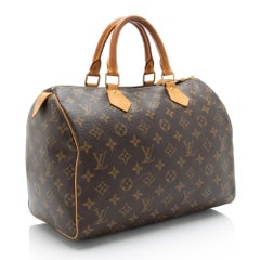 Louis Vuitton Monogram Canvas Speedy 30 Satchel