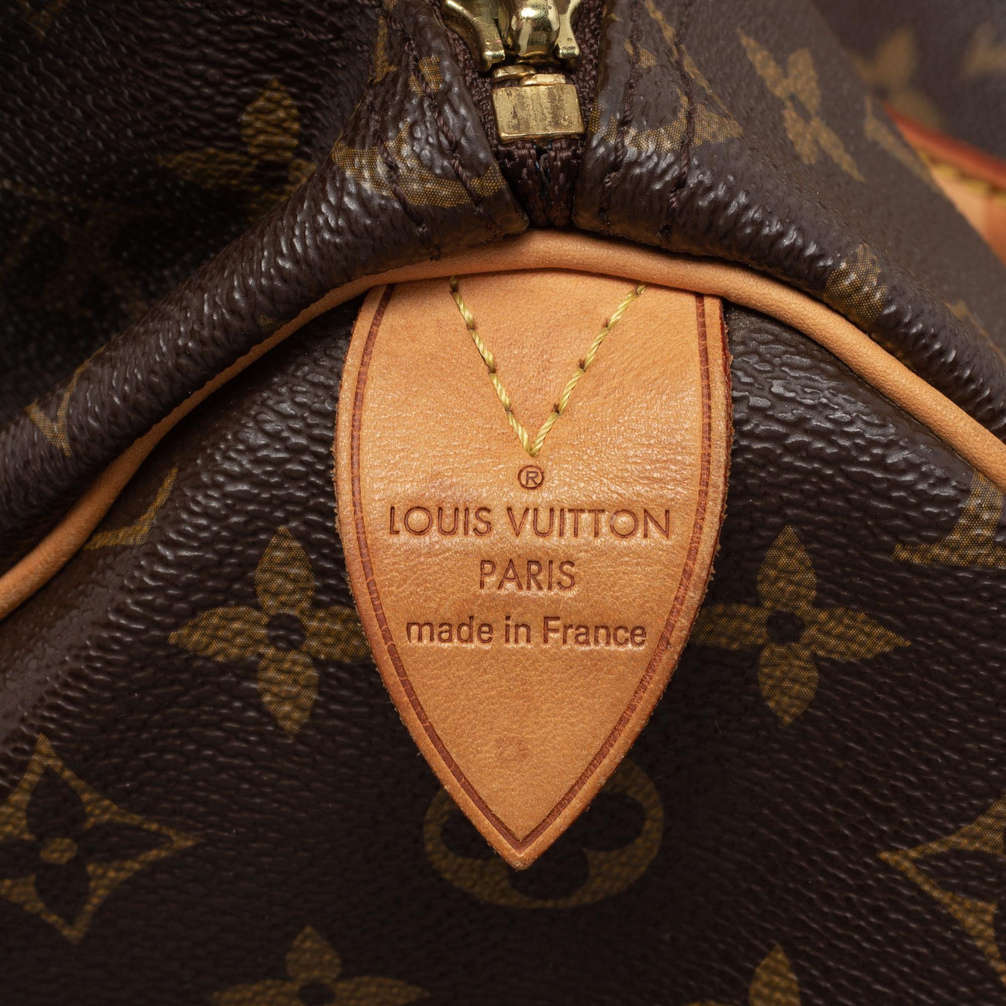 Louis Vuitton Monogram Canvas Speedy 35 Bag 5