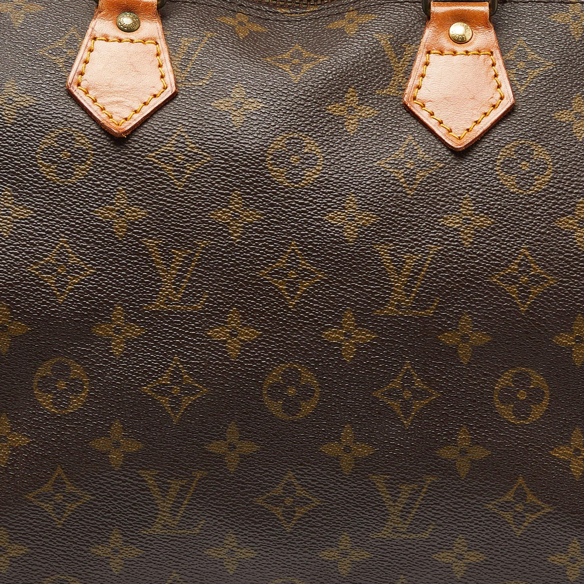 Louis Vuitton Monogram Canvas Speedy 35 Bag 8