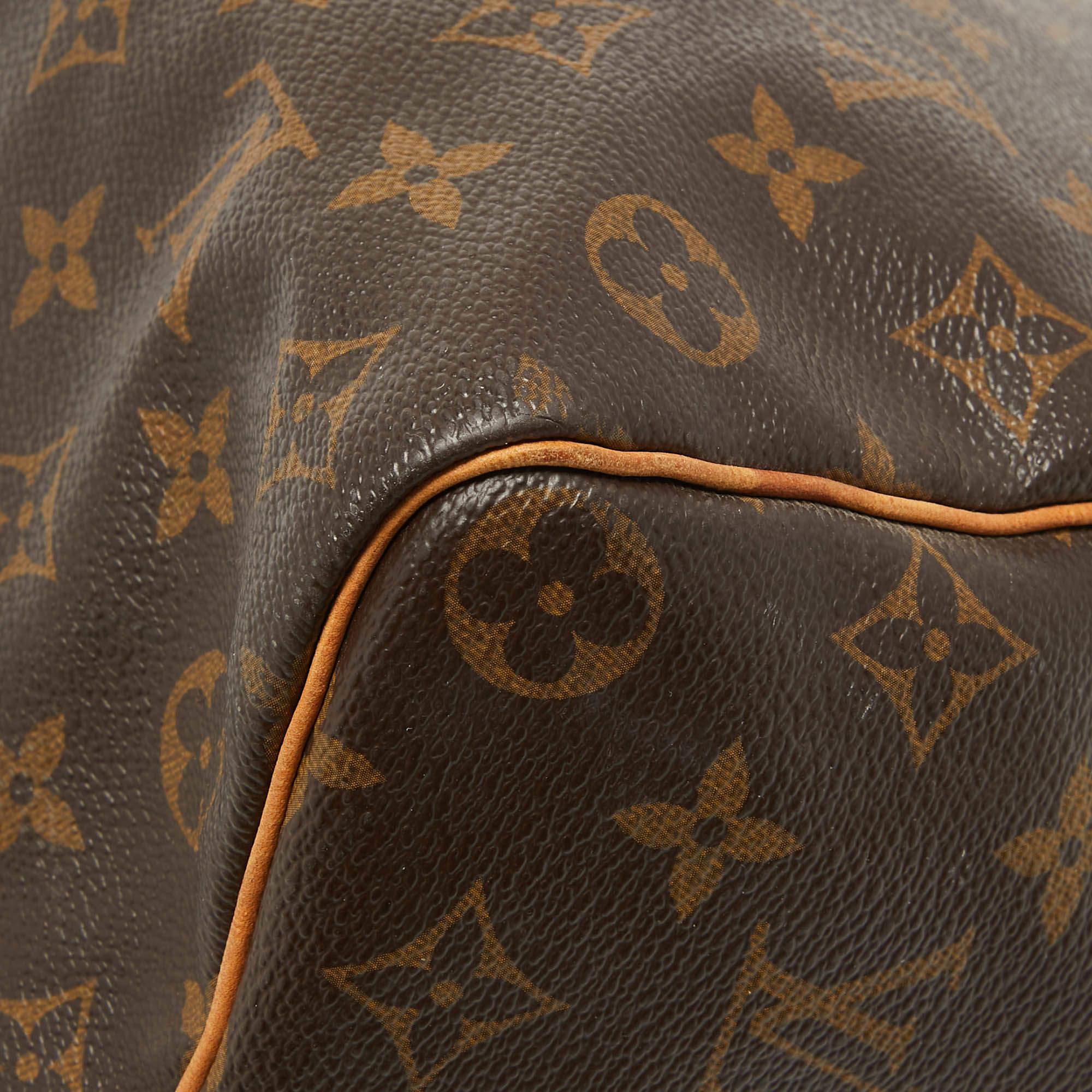 Louis Vuitton Monogram Canvas Speedy 35 Bag For Sale 9