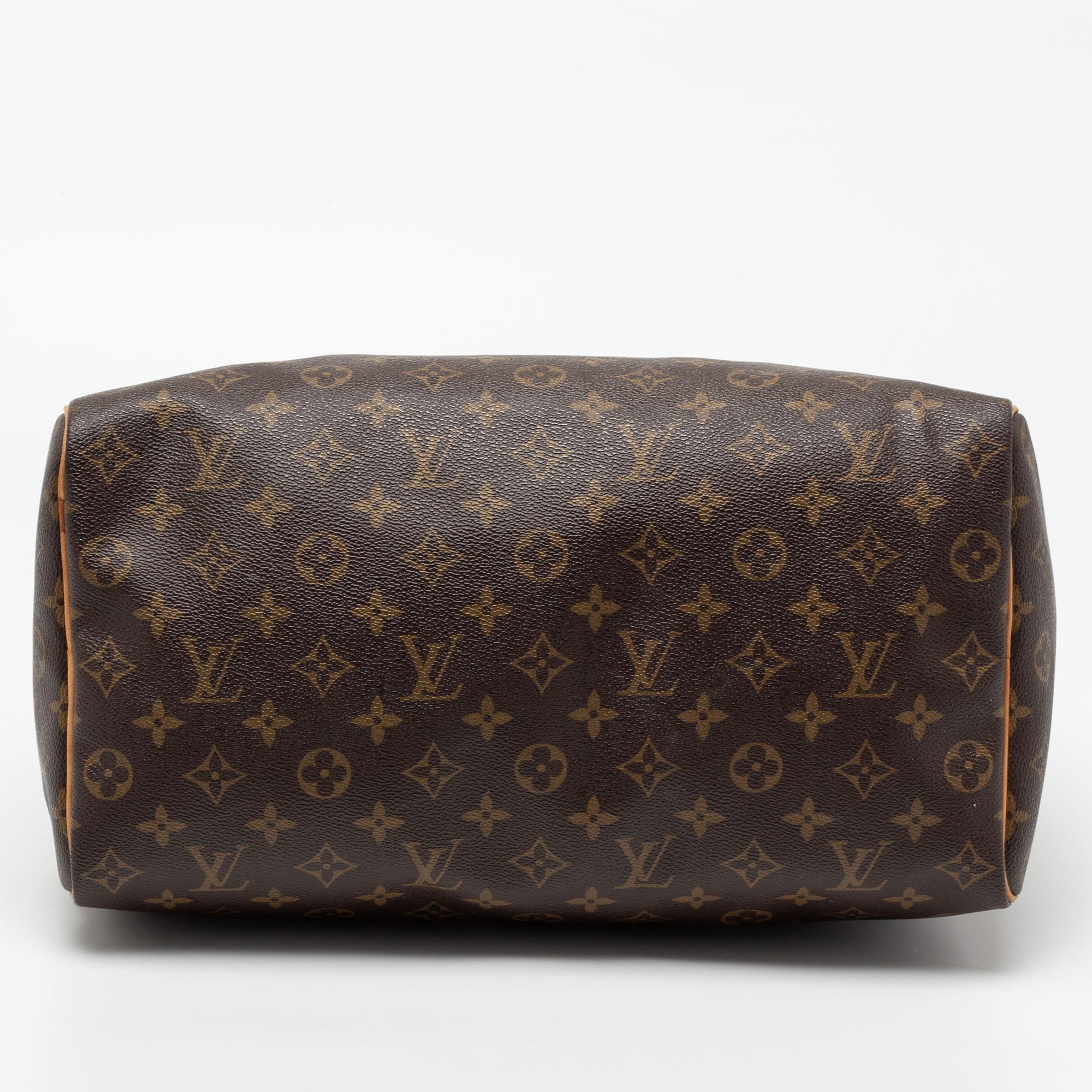 Women's Louis Vuitton Monogram Canvas Speedy 35 Bag