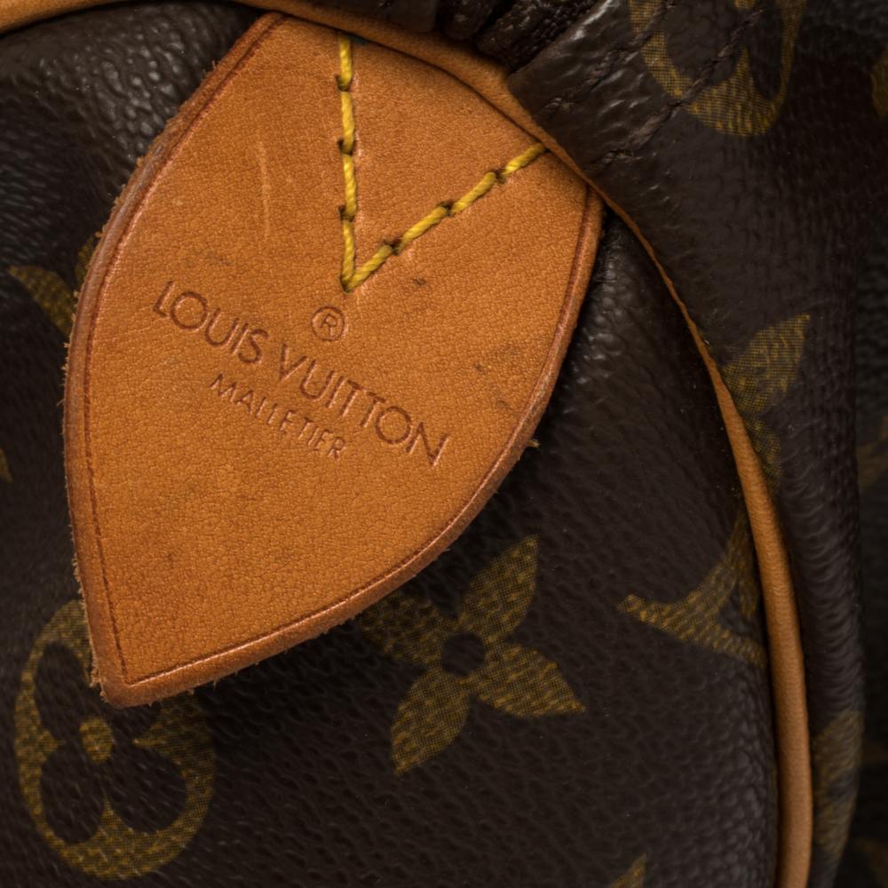 Louis Vuitton Monogram Canvas Speedy 35 Bag 1