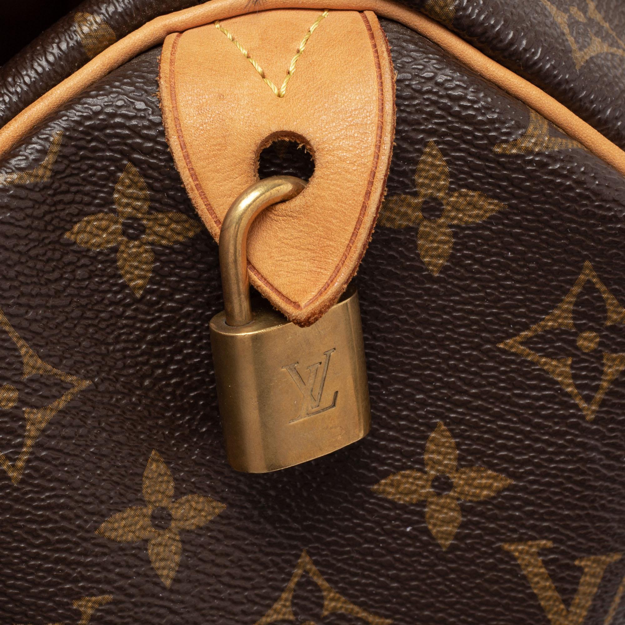 Louis Vuitton Monogram Canvas Speedy 35 Bag 2