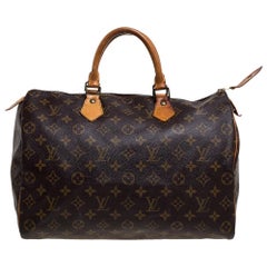 Used Louis Vuitton Monogram Canvas Speedy 35 Bag