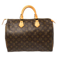 Louis Vuitton Monogram Canvas Speedy 35 Bag