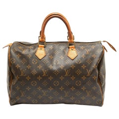 Louis Vuitton Monogram Canvas Speedy 35 Bag