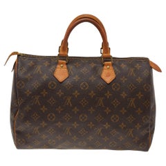 Used Louis Vuitton Monogram Canvas Speedy 35 Bag