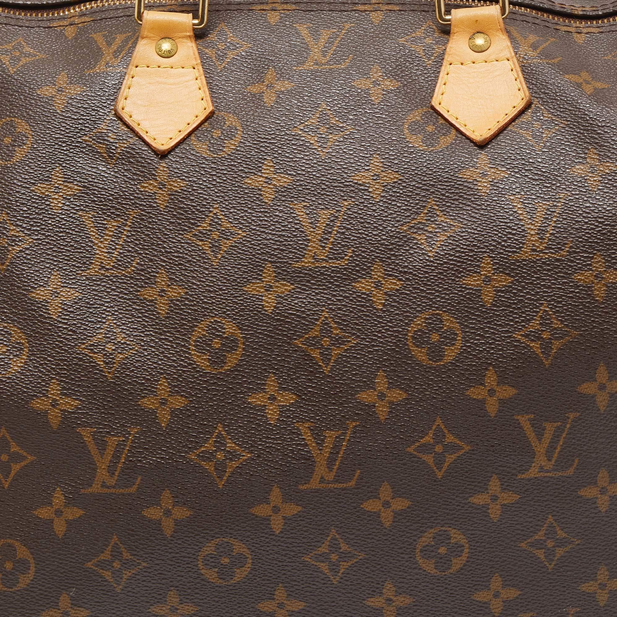 Louis Vuitton Monogram Canvas Speedy 40 Bag 12