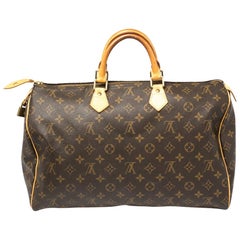 Used Louis Vuitton Monogram Canvas Speedy 40 Bag