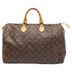 Louis Vuitton Monogrammierte Speedy 40 Tasche aus Segeltuch