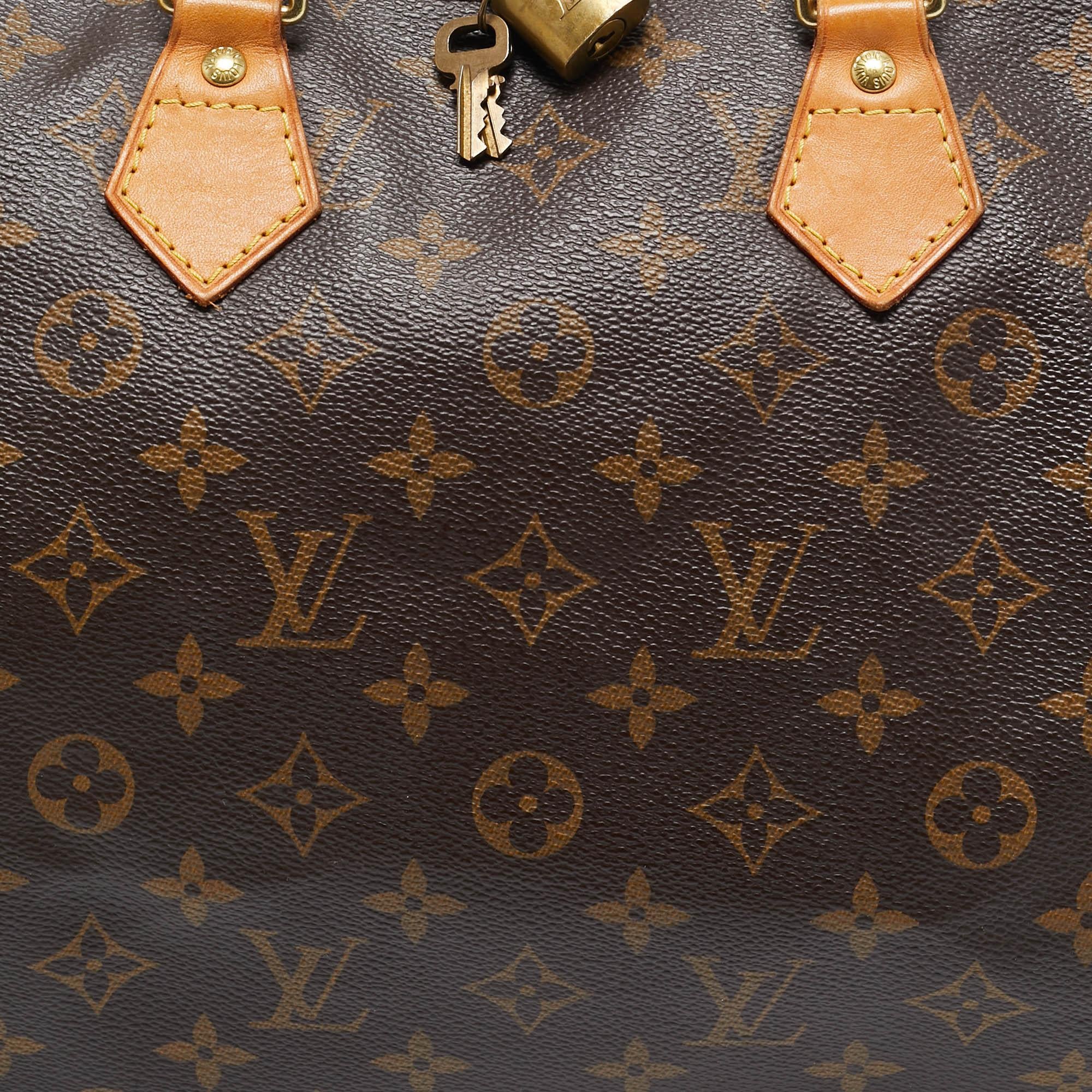 Women's Louis Vuitton Monogram Canvas Speedy Bandouliere 35 Bag