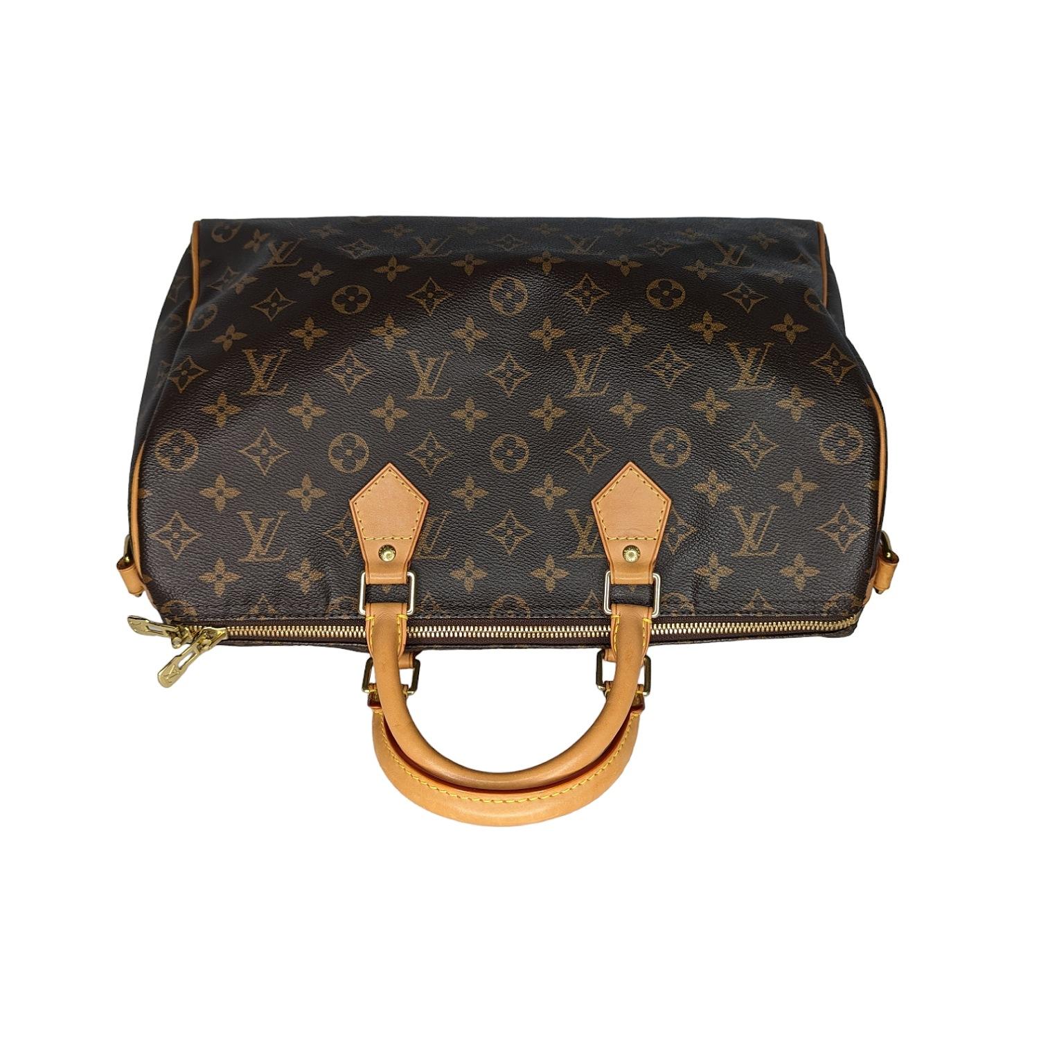 Louis Vuitton Monogram Canvas Speedy Bandouliere 35 Bag 2